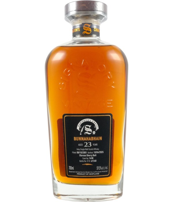 Signatory Vintage Bunnahabhain 23Y 2001 #1436 bij t Bockje in Bathmen