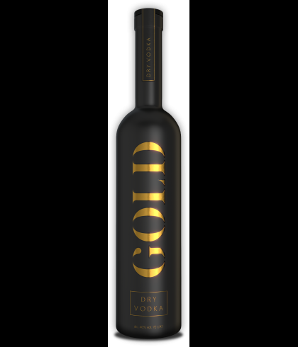 Fles Gold Dry Vodka van drie liter, op voorraad bij slijterij t Bockje in Bathmen