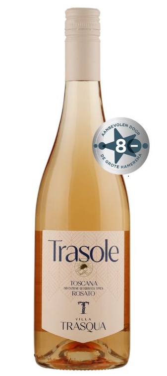 Fles Villa Trasqua Rosato Toscana Trasole, wijn, op voorraad bij slijterij t Bockje in Bathmen