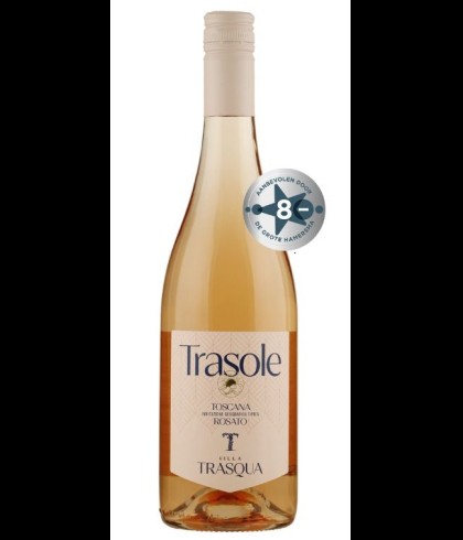 Fles Villa Trasqua Rosato Toscana Trasole, wijn op voorraad bij slijterij t Bockje in Bathmen