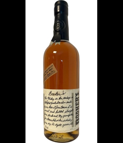 Fles Booker's Bourbon 7 Years + 1 Month + 11 Days, whisky, op voorraad bij slijterij t Bockje in Bathmen