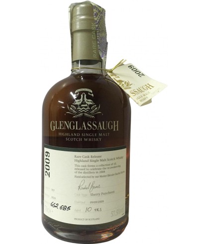 Fles Glenglassaugh 2009 Oloroso #957, single malt whisky, op voorraad bij slijterij t Bockje in Bathmen
