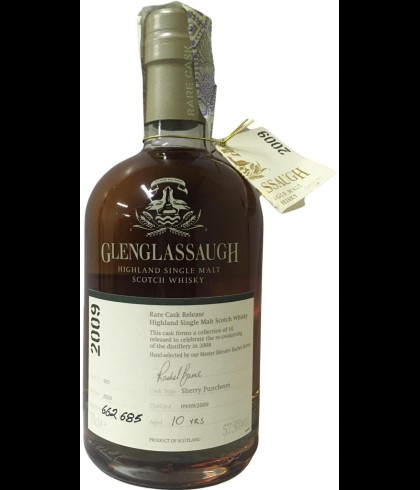 Fles Glenglassaugh 2009 Oloroso #957, single malt whisky, op voorraad bij slijterij t Bockje in Bathmen