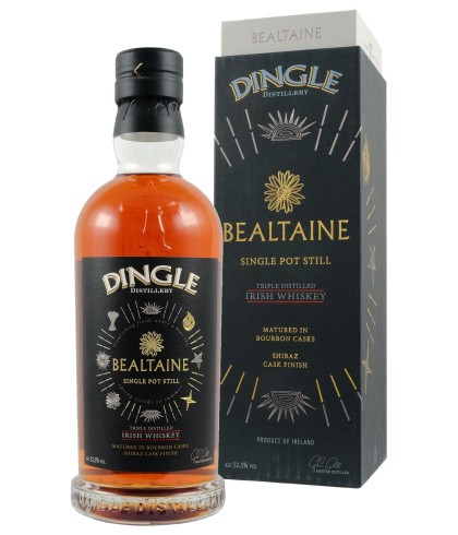 Fles Dingle Bealtaine, whisky, bij slijterij ’t Bockje in Bathmen