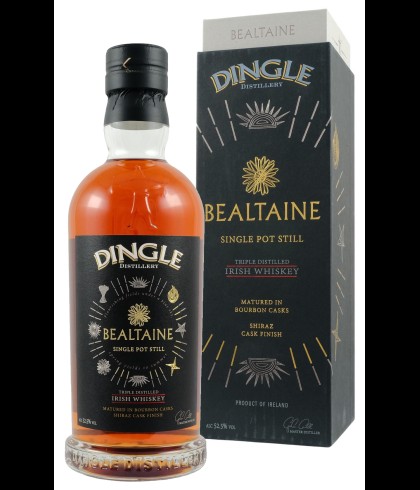 Fles Dingle Bealtaine, whisky, bij slijterij ’t Bockje in Bathmen