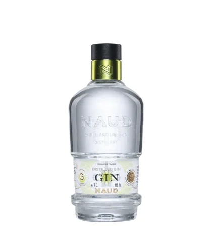Fles Naud Distilled Gin, gin, op voorraad bij slijterij ’t Bockje in Bathmen