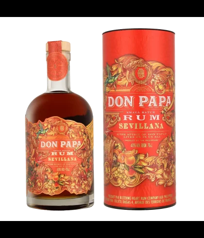Fles Don Papa Sevillana, rum, op voorraad bij slijterij t Bockje in Bathmen