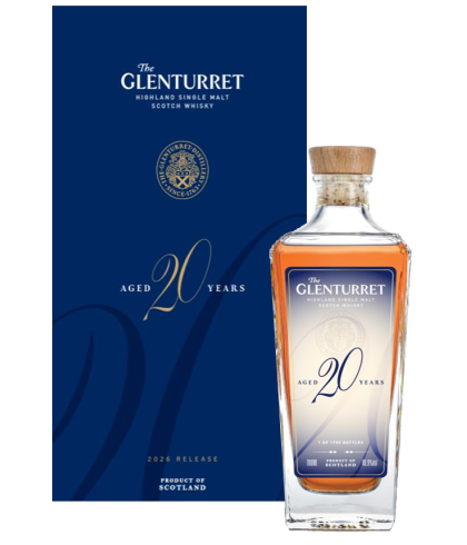 Fles The Glenturret 20 Years Old 2026 Release, whisky, bij slijterij t Bockje in Bathmen