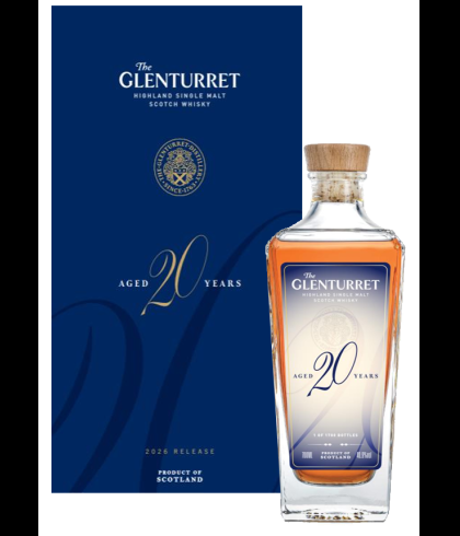 Fles The Glenturret 20 Years Old 2026 Release, whisky, bij slijterij t Bockje in Bathmen