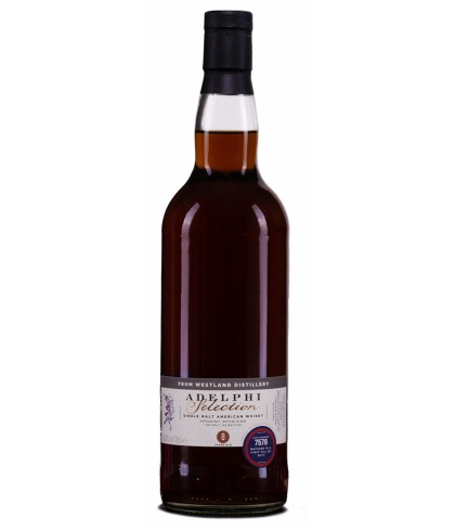 Fles Westland 8 Years Old 2017, single malt whisky, op voorraad bij slijterij t Bockje in Bathmen