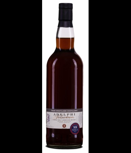Fles Westland 8 Years Old 2017, single malt whisky, op voorraad bij slijterij t Bockje in Bathmen