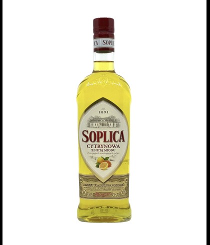 Fles Soplica Cytrynowa Z Nuta Miodu, wodka, op voorraad bij slijterij t Bockje in Bathmen
