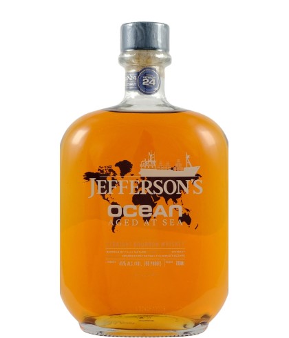 Fles bourbon van Jefferson’s, op voorraad bij slijterij t Bockje in Bathmen