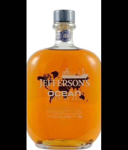 Fles bourbon van Jefferson’s, op voorraad bij slijterij t Bockje in Bathmen