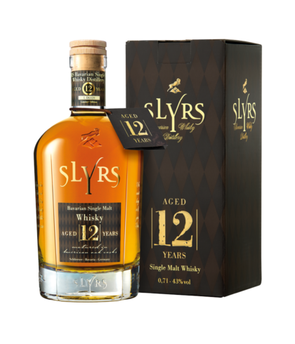 Botella de Slyrs 12 Years Old Bavarian Single Malt Whisky, whisky