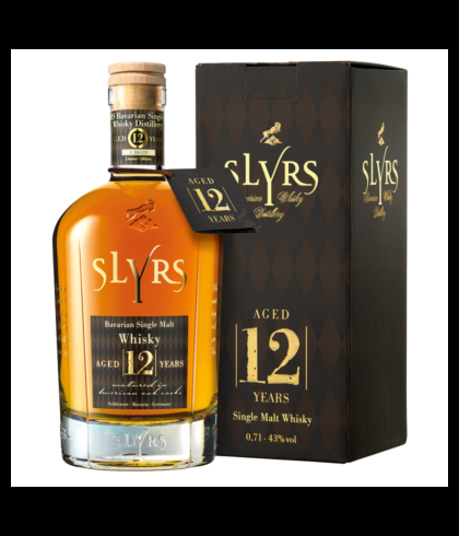 Botella de Slyrs 12 Years Old Bavarian Single Malt Whisky, whisky