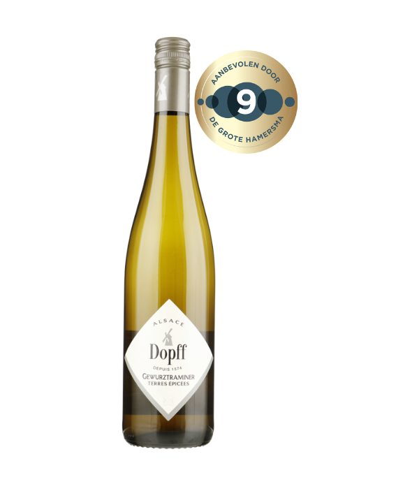 Dopff au Moulin Gewurztraminer, wijn bij t Bockje in Bathmen