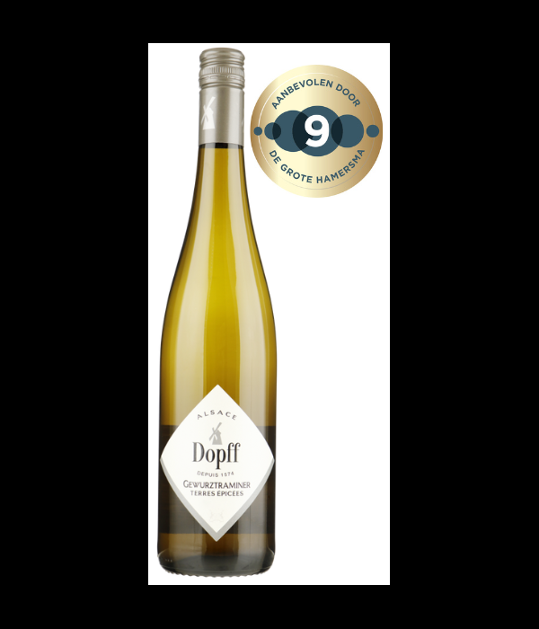 Dopff au Moulin Gewurztraminer, wijn bij t Bockje in Bathmen