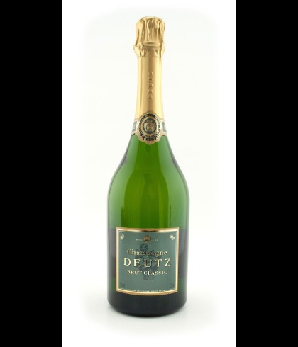 Fles Deutz Champagne Brut Classic, wijn op voorraad bij slijterij t Bockje in Bathmen