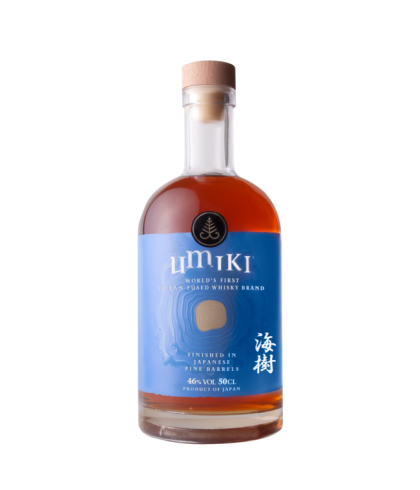 Fles Umiki Ocean Fused Whisky, whisky, op voorraad bij slijterij t Bockje in Bathmen