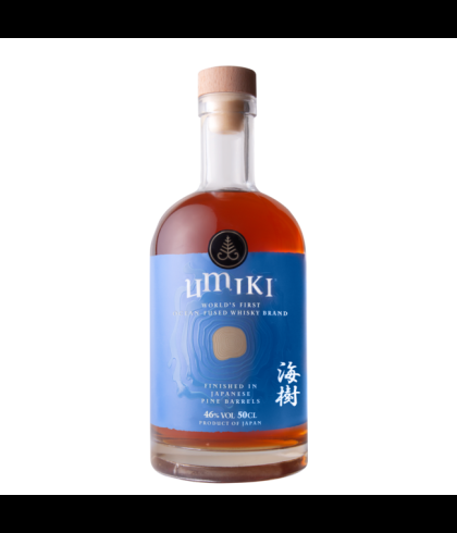 Fles Umiki Ocean Fused Whisky, whisky, op voorraad bij slijterij t Bockje in Bathmen