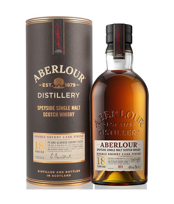 Aberlour 18 Years Old Double Cask PX en Oloroso Sherry bij t Bockje in Bathmen