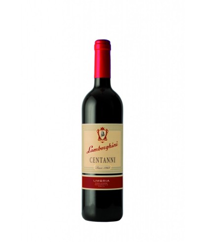 Fles Lamborghini – Centanni Rosso Umbria IGT, wijn op voorraad bij slijterij t Bockje in Bathmen