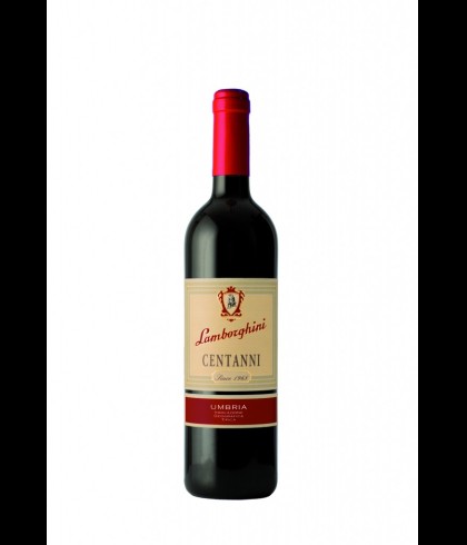 Fles Lamborghini – Centanni Rosso Umbria IGT, wijn op voorraad bij slijterij t Bockje in Bathmen