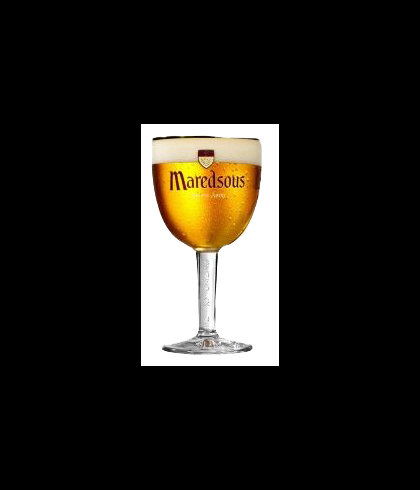 Maredsous Bierbokaal 33cl., glas bij t Bockje in Bathmen