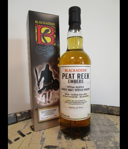Fles Peat Reek Embers Oloroso Cask Finish, single malt whisky, op voorraad bij slijterij t Bockje in Bathmen