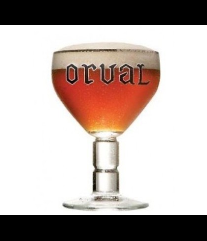 Glas Orval bierbokaal 33cl., bij slijterij ’t Bockje in Bathmen