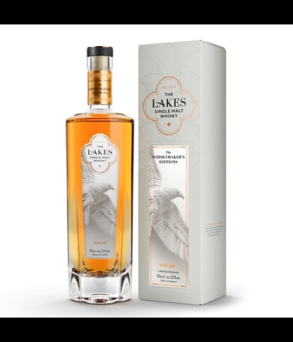 Fles The Lakes Whiskymakers Edition Volar, Engelse whisky uit Cumbria, op voorraad bij slijterij t Bockje in Bathmen