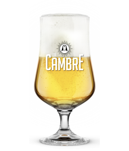 Abdij La Cambre Bierglas, glas bij t Bockje in Bathmen