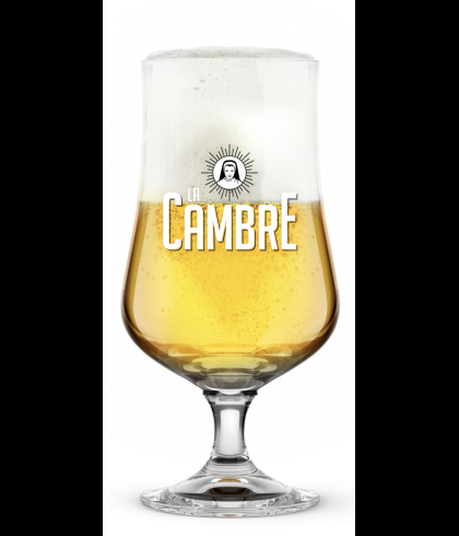 Abdij La Cambre Bierglas, glas bij t Bockje in Bathmen