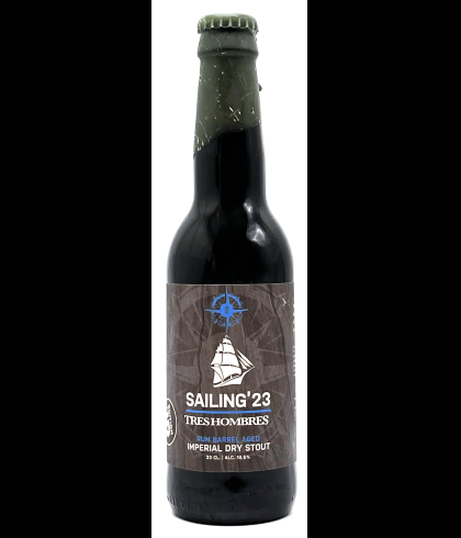 Berging Brouwerij Sailing'23 Rum Barrel Aged Imperial Dry Stout, bier op voorraad bij slijterij t Bockje in Bathmen