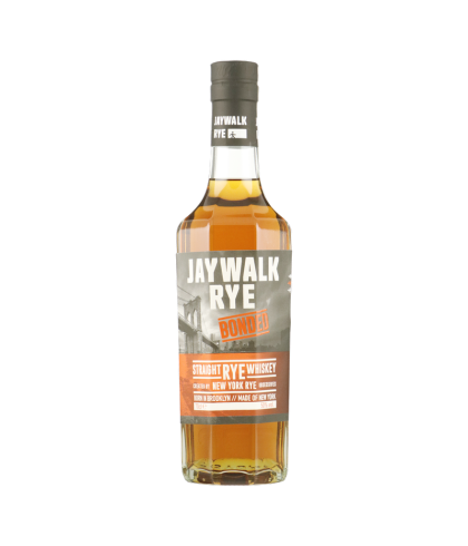 Fles Jaywalk Bonded Straight Rye Whiskey, whisky, bij slijterij ’t Bockje in Bathmen