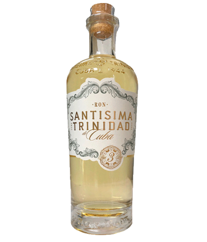 Rum Santisima Trinidad de Cuba 3 Años, fles bij slijterij t Bockje in Bathmen