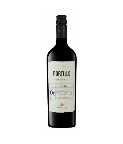 Fles Portillo Merlot, wijn op voorraad bij slijterij t Bockje in Bathmen