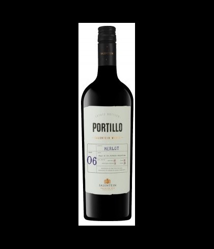 Fles Portillo Merlot, wijn op voorraad bij slijterij t Bockje in Bathmen