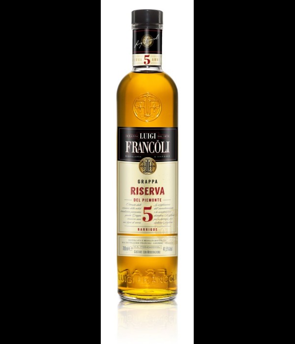 Francoli Grappa Riserva 5 Anni bij t Bockje in Bathmen