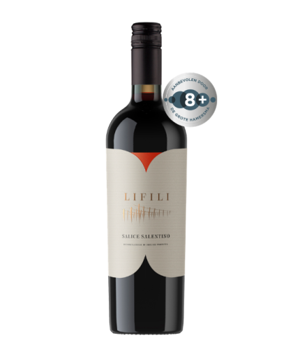 Fles Lifili Salice Salentino DOP, wijn, op voorraad bij slijterij t Bockje in Bathmen