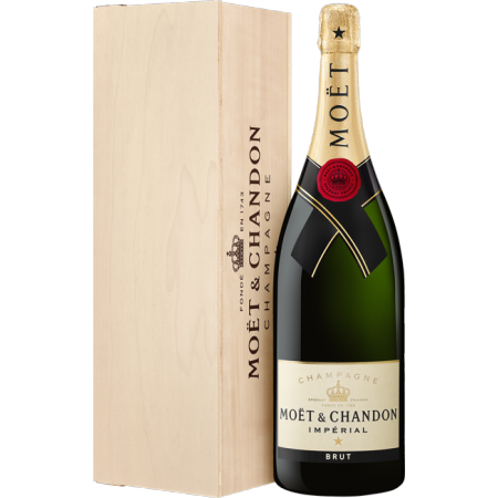 Fles Moët & Chandon Brut Impérial Jeroboam 3 Liter fles, wijn, bij slijterij ’t Bockje in Bathmen