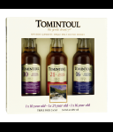 Bottle of Tomintoul triple pack 3x5 cl. 10Y/16Y/21Y, whisky