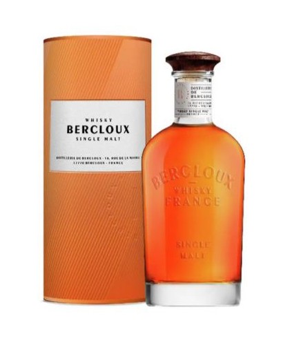 Fles Bercloux Single Malt Whisky, whisky, op voorraad bij slijterij t Bockje in Bathmen