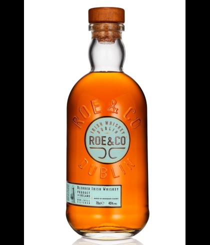 Fles Roe & Co Blended Irish Whiskey, whisky, op voorraad bij slijterij t Bockje in Bathmen