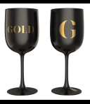 Gold Dry Glas Op Voet