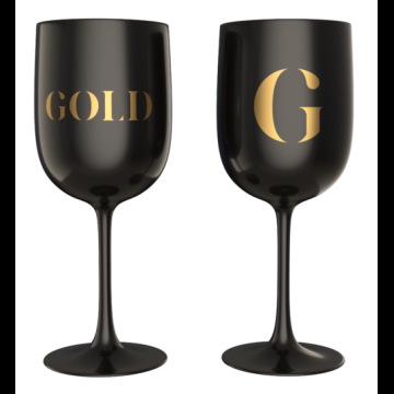 Gold Dry Glas Op Voet