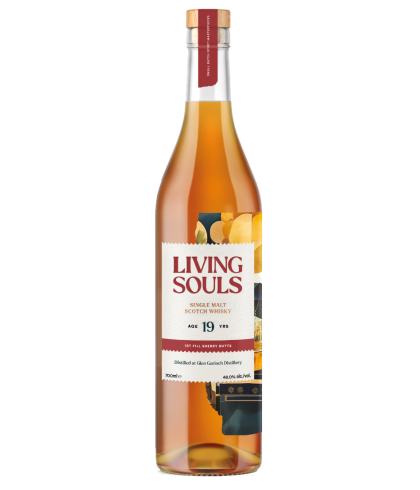 Fles whisky van bottelaar Living Souls, op voorraad bij slijterij t Bockje in Bathmen