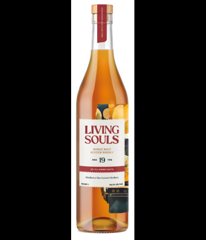Fles whisky van bottelaar Living Souls, op voorraad bij slijterij t Bockje in Bathmen