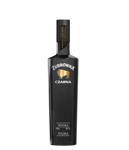 Wodka Zubrowka Czarna Vodka van Zubrowka, bij slijterij ’t Bockje in Bathmen